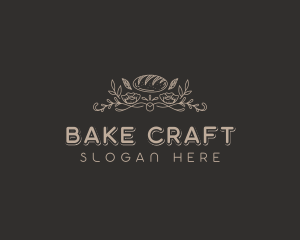 Floral Bread Bakery logo design