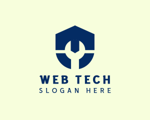 Hardware Wrench Shield logo design