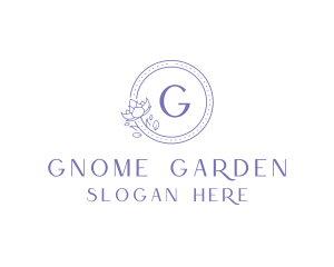 Floral Wellness Garden logo design