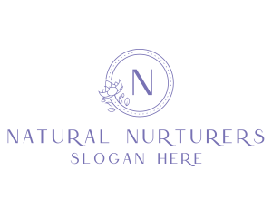 Floral Wellness Garden logo design