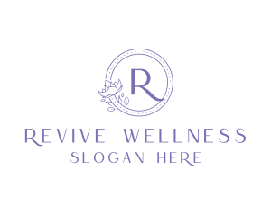 Floral Wellness Garden logo design