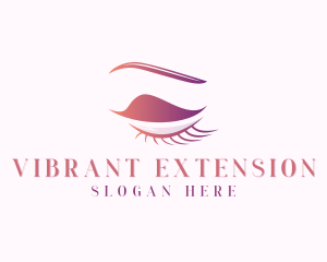 Eyebrow Eyelash Beauty Salon logo design