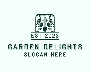 Eco Garden Shovel logo design