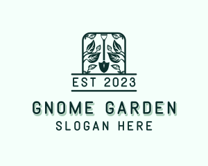 Eco Garden Shovel logo design