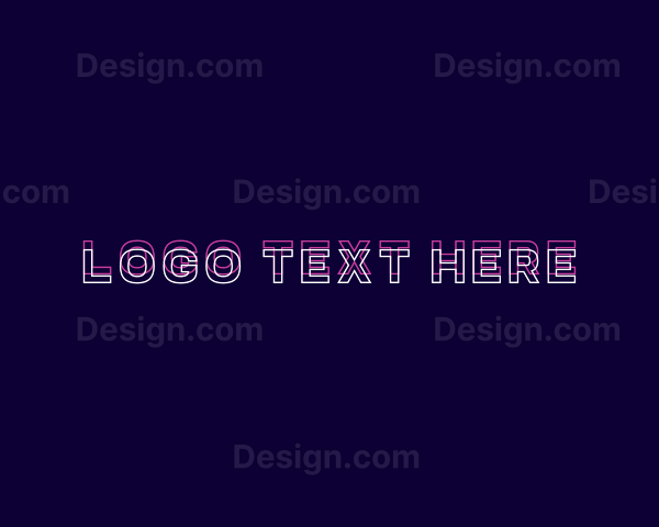 Creative Animation Glitch Logo