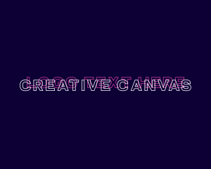 Creative Animation Glitch logo design