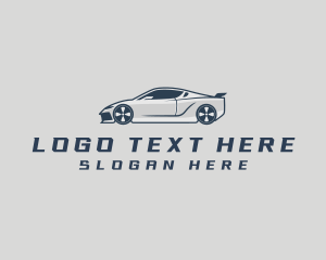 Car Sedan Garage Parking logo