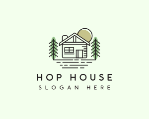 Cabin Property Housing logo design