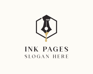 Writing Pen Ink logo design