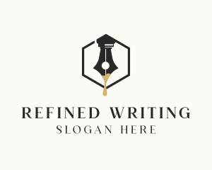 Writing Pen Ink logo design