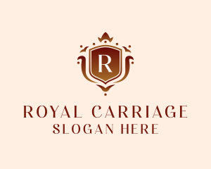 Royal Ornamental Shield logo design