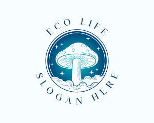 Eco Fungus Mushroom logo design