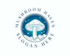 Eco Fungus Mushroom logo design