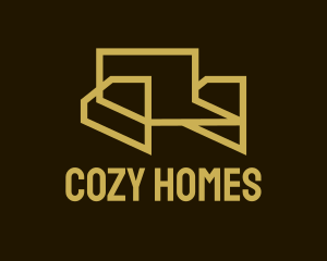 Geometric Home Armchair  logo design