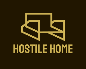 Geometric Home Armchair  logo design