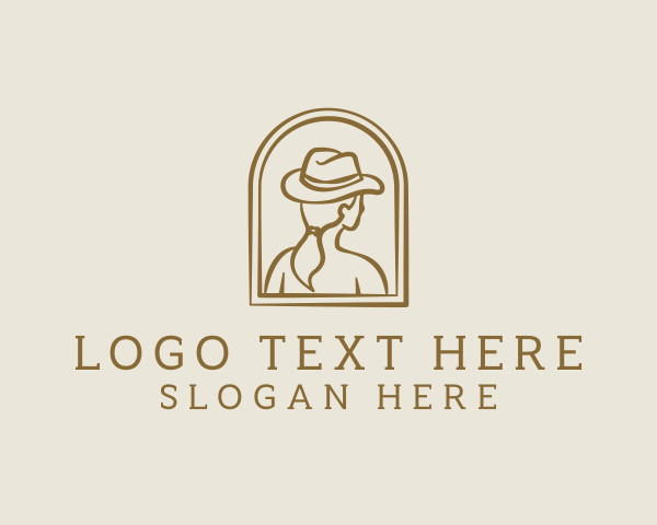 Cowboy Hat logo example 2