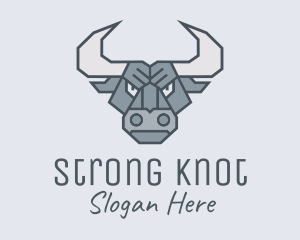 Angry Strong Buffalo logo design