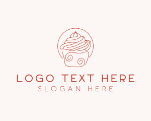 Sweet Cupcake Dessert  logo