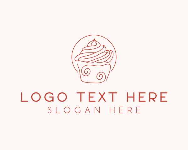 Sweet Cupcake Dessert  logo