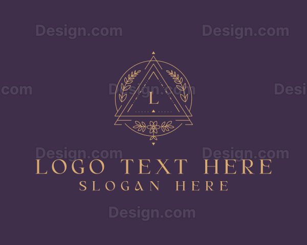 Elegant Florist Boutique Logo