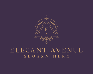 Elegant Florist Boutique logo design