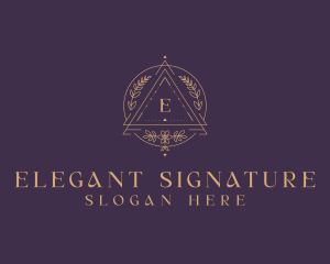 Elegant Florist Boutique logo design