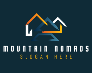 Industrial Mountain Excavator logo design