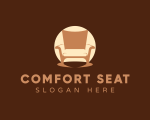 Seat Furniture Couch logo design