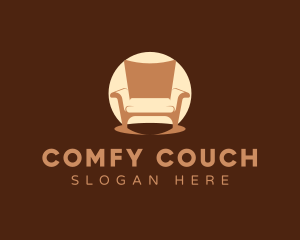 Seat Furniture Couch logo design