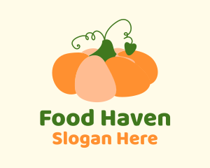 Pumpkin Veggie Farm Logo