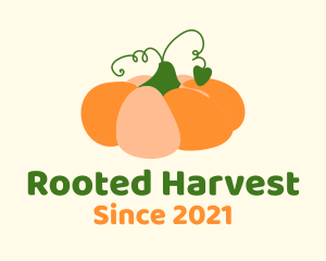 Pumpkin Veggie Farm logo design