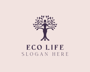 Eco Woman Spa logo design