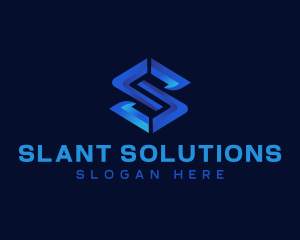 Professional Tech Letter S logo design