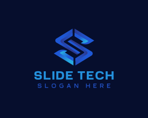 Professional Tech Letter S logo design