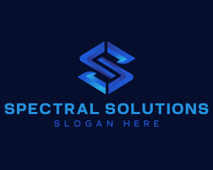 Professional Tech Letter S logo design