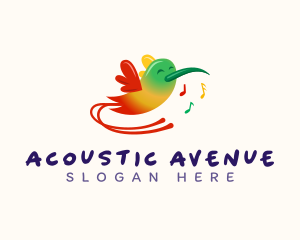 Reggae Humming Bird logo design