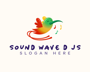 Reggae Humming Bird logo design