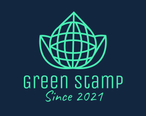 Green Eco Globe  logo design