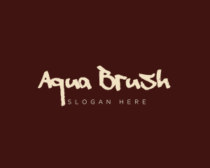 Street Brush Wordmark logo design