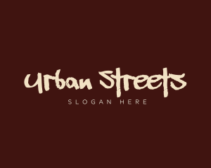 Street Brush Wordmark logo design