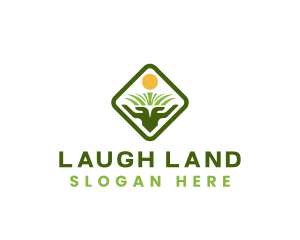 Agricultural Farming Land logo design