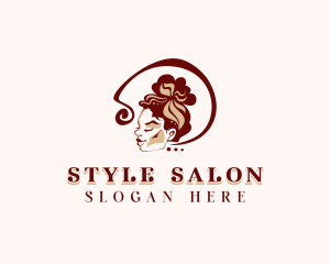 Hairdresser Salon Styling logo design