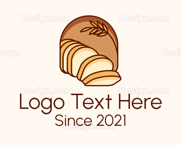 Loaf Bread Bakery Logo