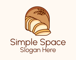 Loaf Bread Bakery Logo