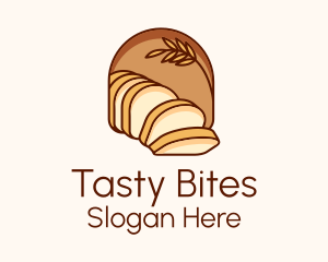Loaf Bread Bakery Logo