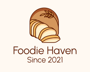 Loaf Bread Bakery logo design
