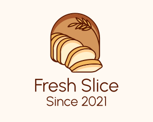 Loaf Bread Bakery logo design