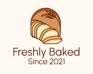 Loaf Bread Bakery logo design