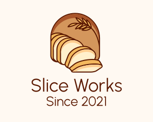 Loaf Bread Bakery logo design