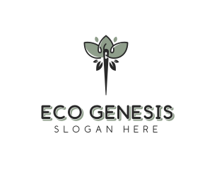 Eco Friendly Lotus Tailoring logo design